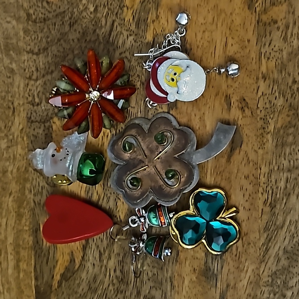 Multiple Holiday jewelry